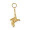 14K Yellow Gold Adirondack Beach Chair Charm Pendant Jewerly 22mm x 18mm